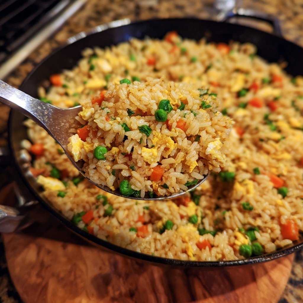 Quick 10 Minute Egg Fried Rice