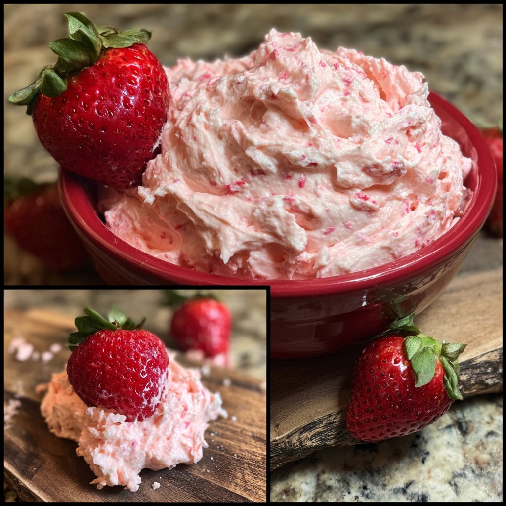 Strawberry Whipped Cream Dip