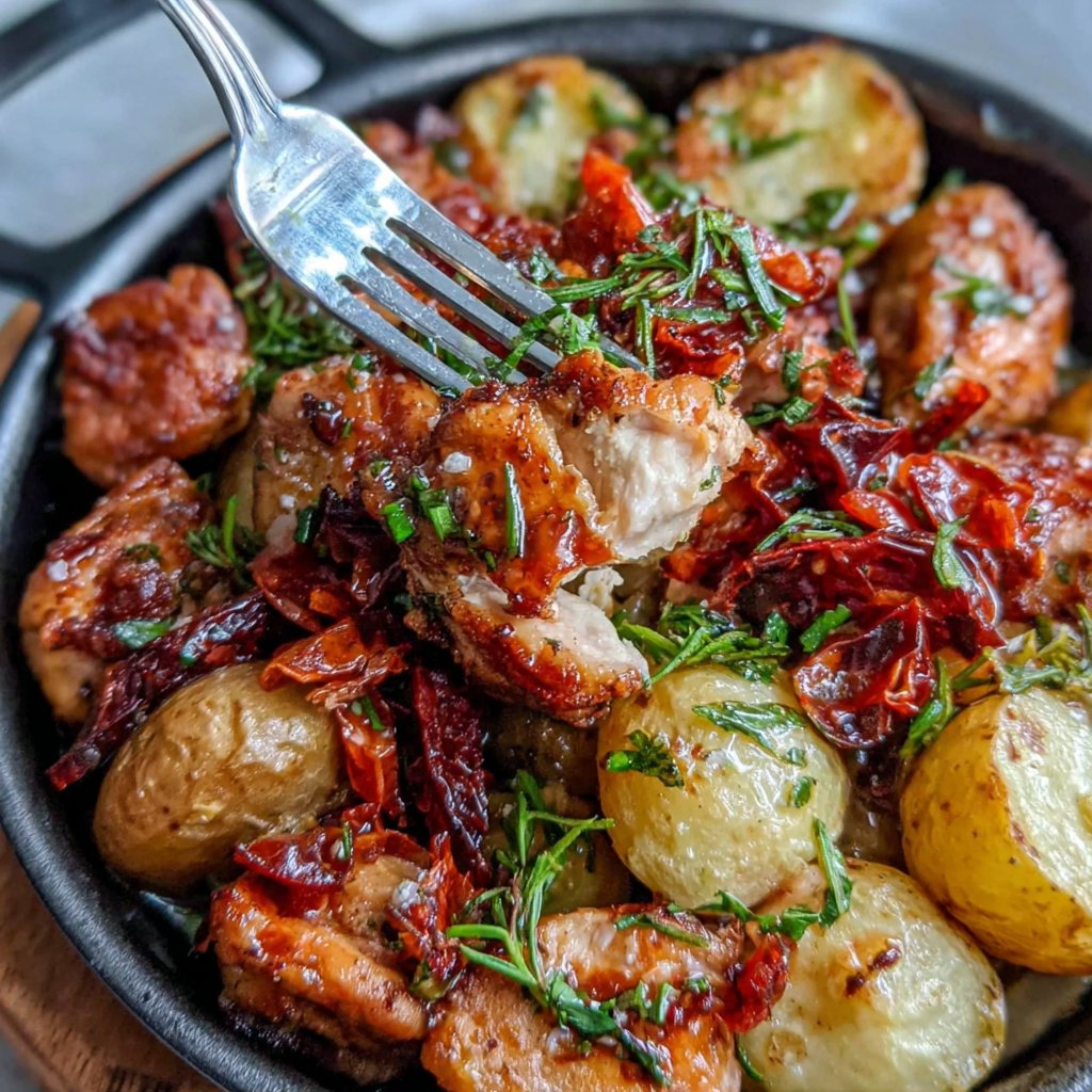 One Pan Lemon Chicken and Potatoes
