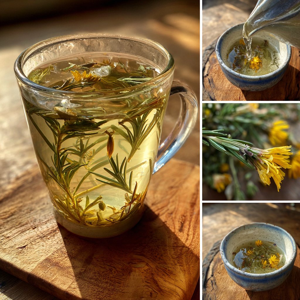 Soothing Dandelion Rosemary Tea