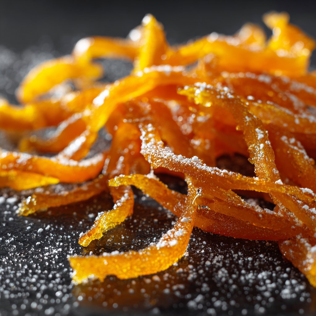 Candied Orange Peel for Baking