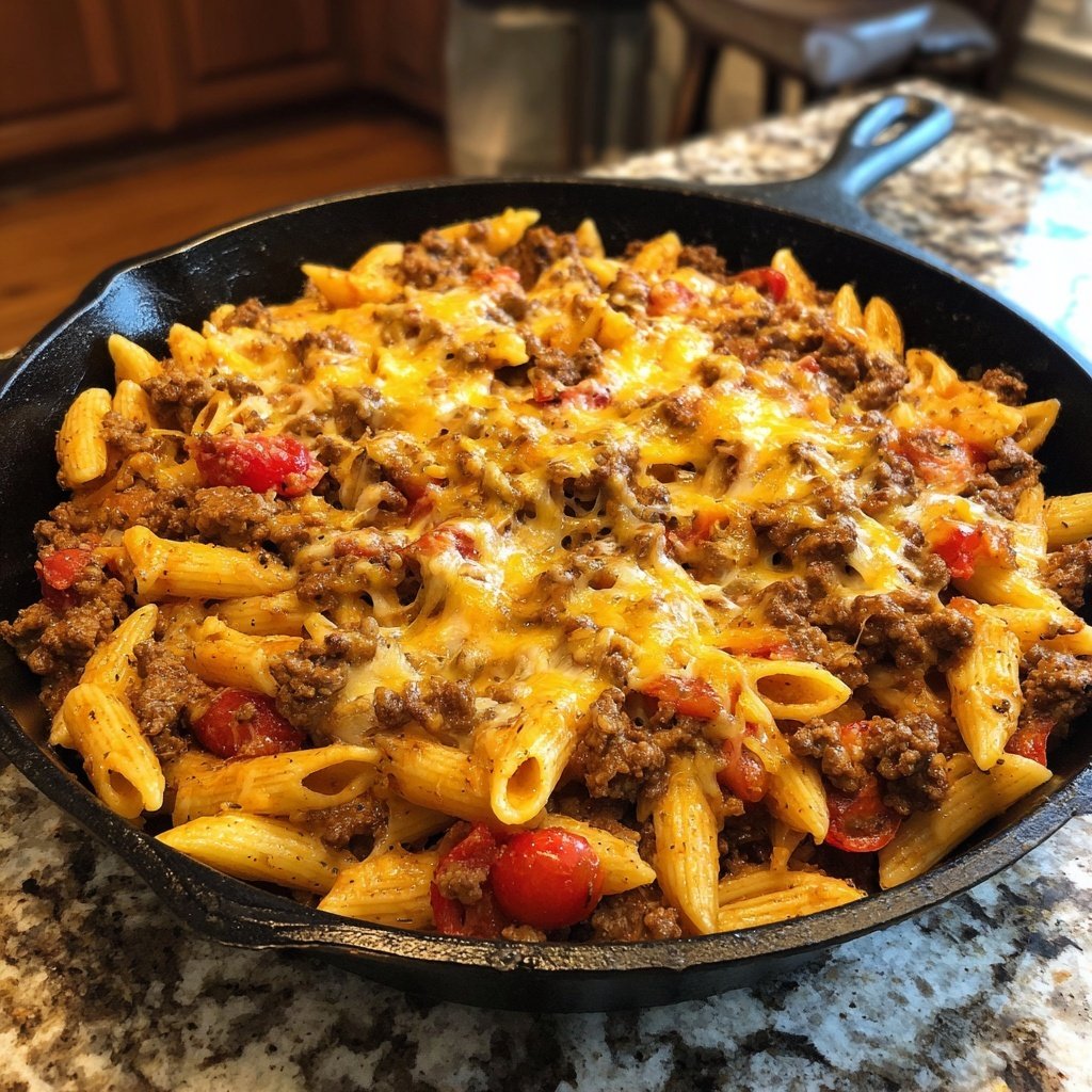 Savory Taco Pasta Skillet