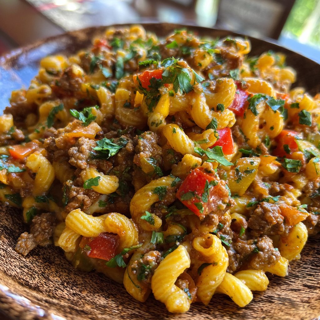 Savory Taco Pasta Medley
