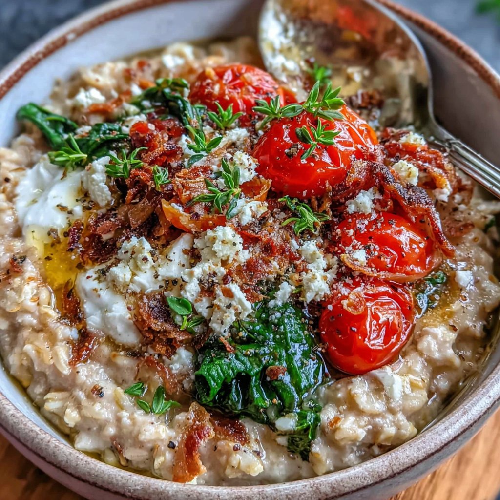 Savory Oats for Breakfast